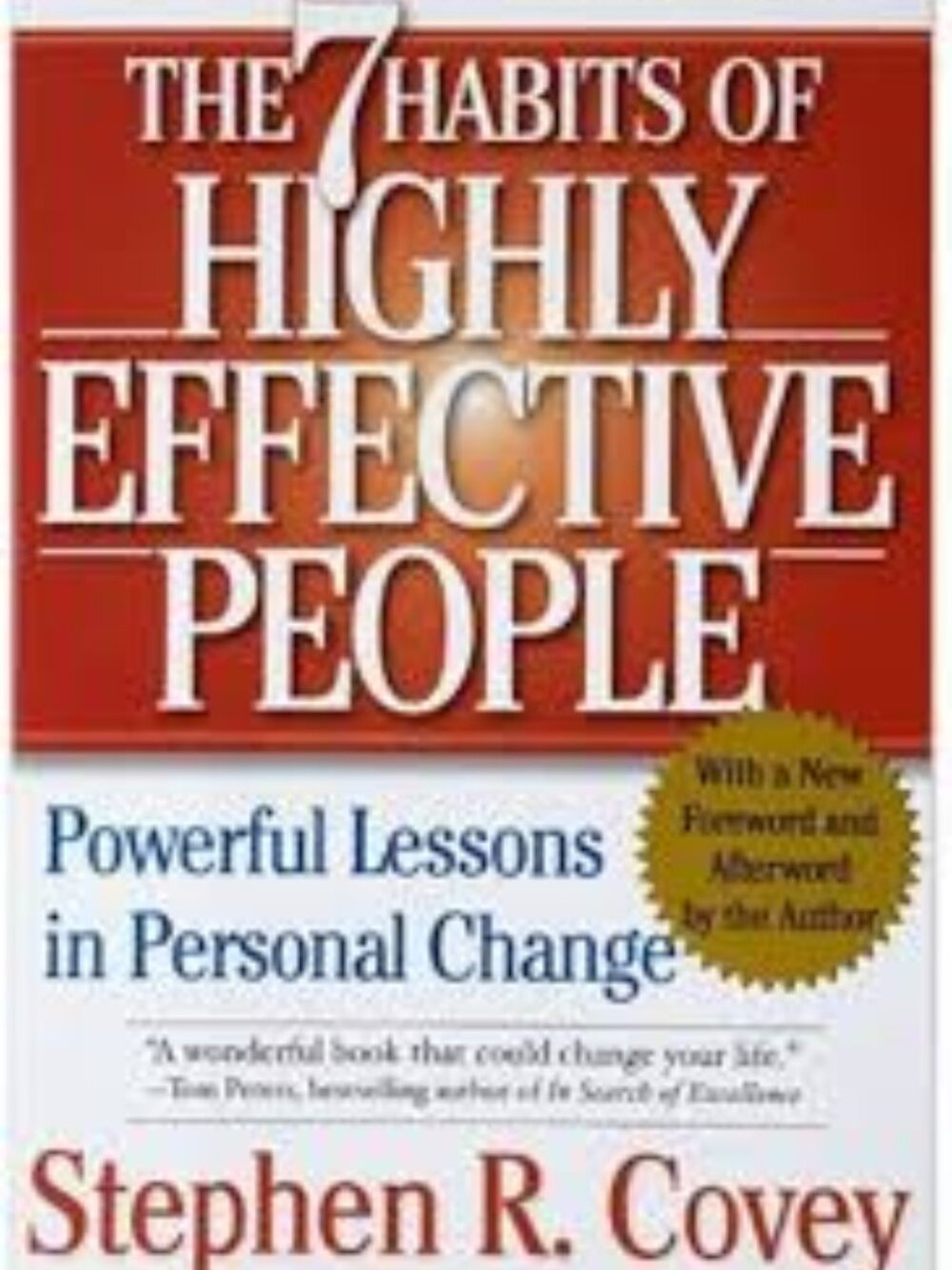 7 Habits of Highly Effective People by Stephen. R. Covey- Paperback
